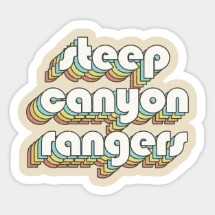 vintage color Steep Canyon Rangers Sticker
